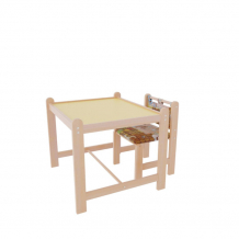 Купить woodlines детский стол и стул каспер от 1 до 6 лет кср-001