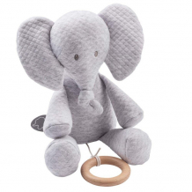 Купить мягкая игрушка nattou musical soft toy tembo jacquard слоник 28 см музыкальная 929370