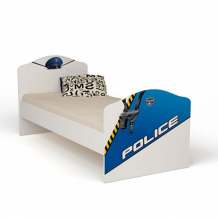 Купить подростковая кровать abc-king police без ящика 160x90 см pc-1002-160