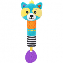 Купить игрушка-пищалка жирафики "енот", с прорезывателем ( id 14312729 )