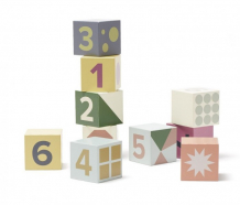 Купить деревянная игрушка kid's concept кубики с цифрами edvin 1000467