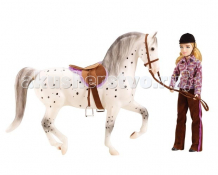 Купить breyer набор лошадь и наездница любительская езда 1409