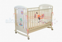 Купить детская кроватка papaloni vitalia качалка 125х65 vm1257