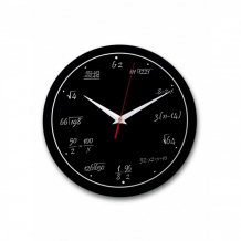 Купить часы эврика подарки античасы забавная математика стеклянные 92671