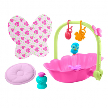 Купить mattel my garden baby hbh46 ванночка-кроватка для куклы 2-в-1