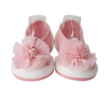 Купить komuello ботиночки-носочки flat pom pom flower kff/pink