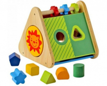 Купить деревянная игрушка i'm toy сортер развивающий треугольник 29660