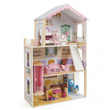 Купить lisa doll кукольный домик с мебелью 130440