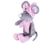 Купить мягкая игрушка softoy мышь в розовой шапочке 26 см s888/15