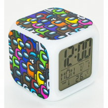 Купить часы kids choice будильник among us с подсветкой №2 tm11421