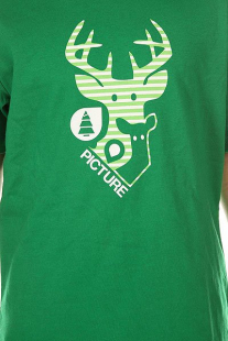 Купить футболка детская picture organic dear dark green зеленый ( id 1132435 )