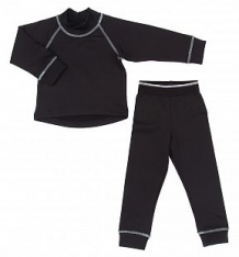 Комплект термобелья джемпер/брюки Leader Kids черный ( ID 6561787 )