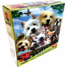 Купить пазл prime 3d «собаки селфи», 48 деталей (стереоэффект) ( id 13228775 )