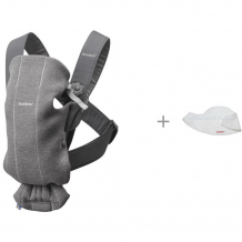 Купить рюкзак-кенгуру babybjorn mini cotton jersey и нагрудник для рюкзака-переноски 2 шт. 