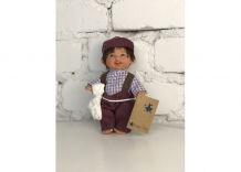 Купить lamagik s.l. кукла джестито мальчик в фиолетовом улыбается 18 см 149-7