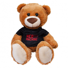 Купить softoy 1251/bl/65 медведь в черной футболке 65 см.
