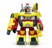 Купить робокар поли (robocar poli) рой трансформер 10 см + костюм супер пожарного 83314