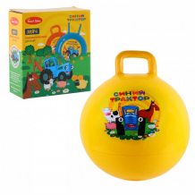 Купить smart baby мяч прыгун гиря синий трактор 45 см в коробке 