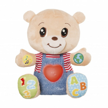 Купить интерактивная игрушка chicco говорящий мишка teddy emotion 79470