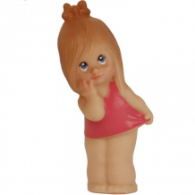 Купить развивающая игрушка schildkroet пищалка виниловая девочка в розовом платье с бантом на голове 13 см 0001054ge_shc