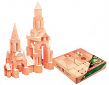 Купить деревянная игрушка престиж-игрушка конструктор (75 деталей) к2352