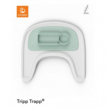 Купить подложка под столовые приборы для подноса tray stokke tripp trapp ezpz soft mint, мятный stokke 997115927