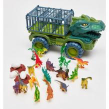 Купить диномобиль набор диновоз тираннозавр (21 предмет) 3686- 10в