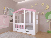 Купить подростковая кровать рв-мебель астра домик с ящиком astradya-35
