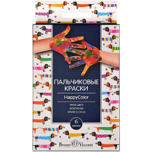 Купить пальчиковые краски brunovisconti happycolor, 6 цветов ( id 12466714 )