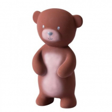 Купить развивающая игрушка wildwood пищалка из натурального каучука медведь	14 см 80010