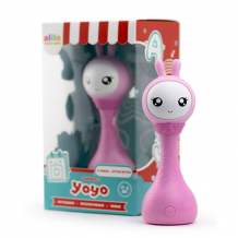 Купить alilo 61038 музыкальная игрушка умный зайка alilo r1+ yoyo, розовый