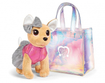 Купить мягкая игрушка chi-chi love плюшевая собачка в прозрачной сумочке 20 см 5893432