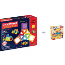 Купить конструктор magformers window plus 50 set и chicco настольная игра toy playroom 