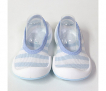 Купить komuello ботиночки-носочки flat blue stripe kfbs