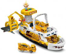 Купить pituso игровой набор транспортный корабль-парковка engineering hw22018938