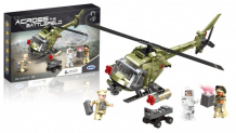 Купить конструктор xingbao военный вертолет (425 деталей) xb-06013