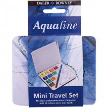 Купить дорожный набор акварельных красок daler rowney "aquafine", 12 предметов ( id 8492951 )