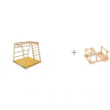 Купить kidwood деревянный спортивно-игровой уголок домино и масштабный конструктор эврика small 