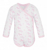 Боди Чудесные одежки Розовые собачки, цвет: белый/розовый ( ID 5780203 )