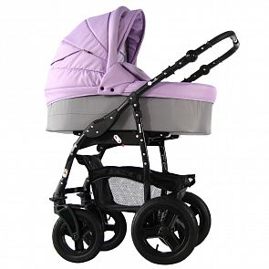 Купить коляска-люлька для новорожденного sevillababy mirra, цвет: сиреневый/светло-серый ( id 10816460 )