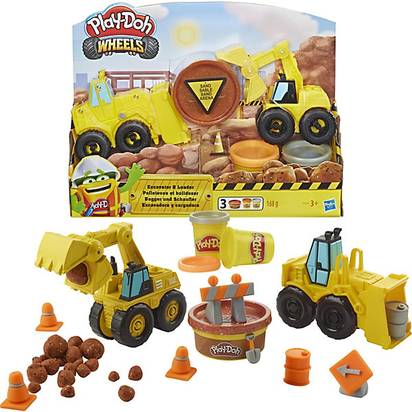 Купить игровой набор play-doh wheels экскаватор ( id 10812615 )