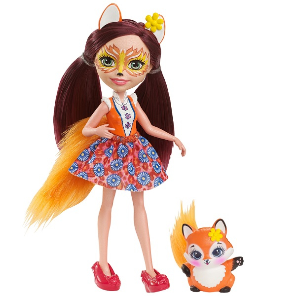 Купить mattel enchantimals dvh89 кукла фелисити лис, 15 см