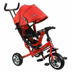 Купить трехколесный велосипед moby kids start 10x8 eva, цвет: красный ( id 10459472 )