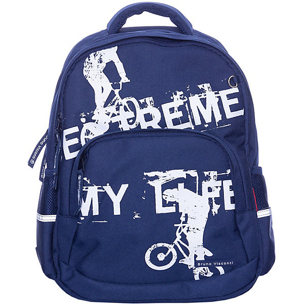 Купить рюкзак brunovisconti «экстрим. велосипед», синий ( id 11236318 )