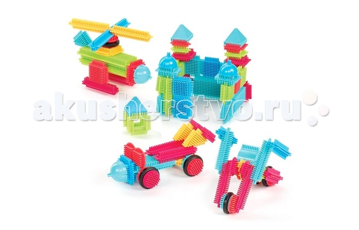 Купить конструктор bristle blocks игольчатый в коробке 112 деталей 68168