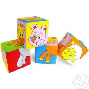 Купить кубики мякиши собери картинку животные 2, 8 см ( id 922096 )