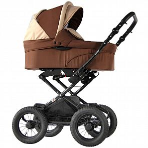 Купить коляска-люлька для новорожденного sevillababy sylvia, цвет: бежевый/коричневый ( id 10816391 )
