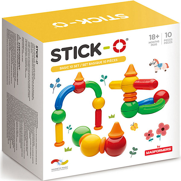 Купить магнитный конструктор stick-o basic 10 set, 901001 ( id 15108128 )