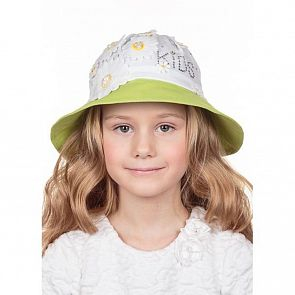 Купить шляпа levelpro kids ромашки, цвет: салатовый ( id 9115045 )