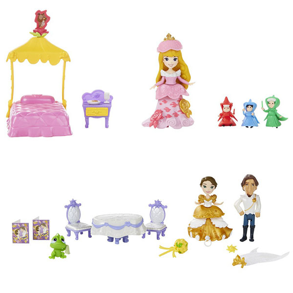 Купить hasbro disney princess b5341 принцессы дисней маленькая кукла и сцена из фильма (в ассортименте)